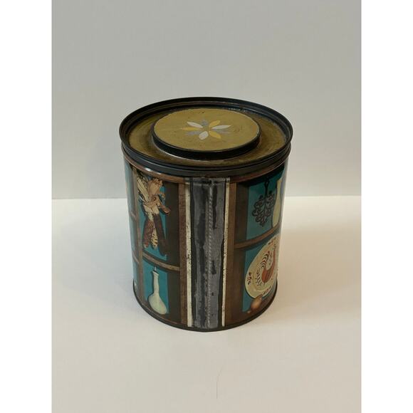 Vintage PG Proctor Gamble old kitchen shortening Coffee Tin Container Jar - Picture 5 of 9